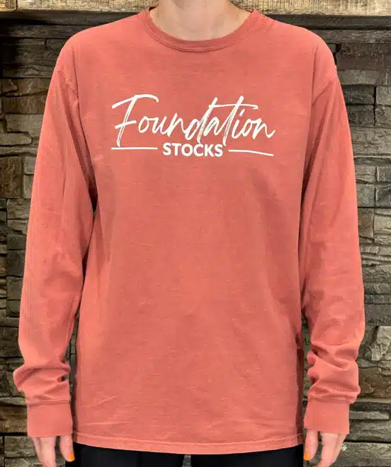 Foundation Stocks Long Sleeve-Coral