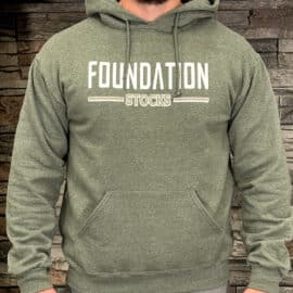 Foundation Stocks Hoodie- Military Green