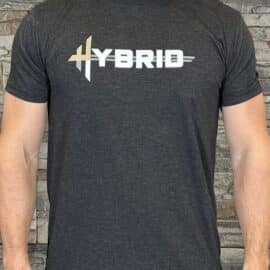 Foundation Gideon Hybrid T-Shirt – Black TriBlend