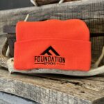 Foundation Blaze Orange Beanie - Image 2