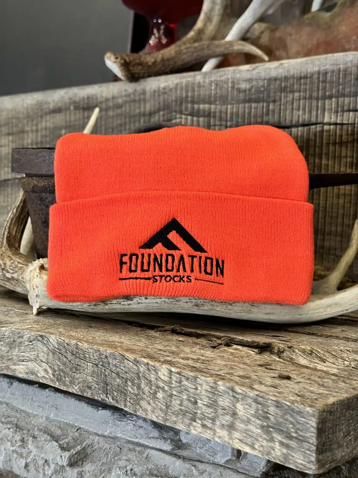 Foundation Blaze Orange Beanie - Image 2