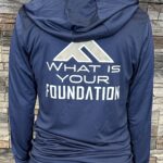 Hooded Sunshirt - What Is Your Foundation? - Navy