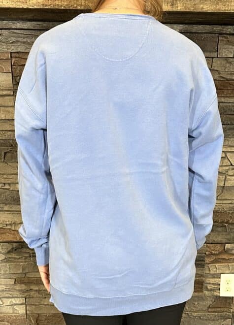 Foundation Stocks Embroidered Sweatshirt - Frontier Blue - Image 2