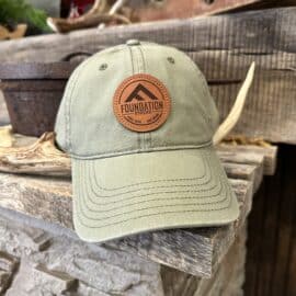 Circle Logo Unstructured Hat – Loden Green