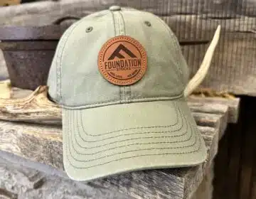 Circle Logo Unstructured Hat - Loden Green