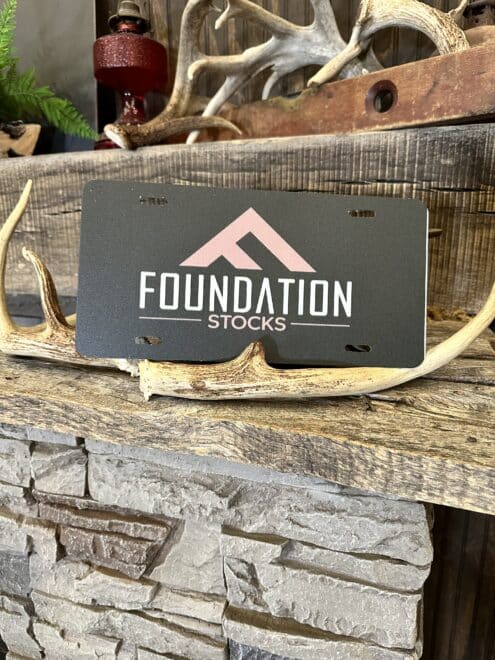 Foundation Stocks License Plate - FINAL SALE