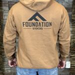 "Feel Less See More" Sleeved Hoodie - Pecan Brown - Image 4