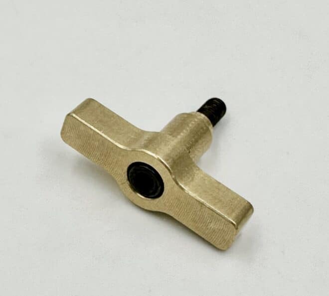 Cheekpiece Adjustment Knob - Brass - Image 3