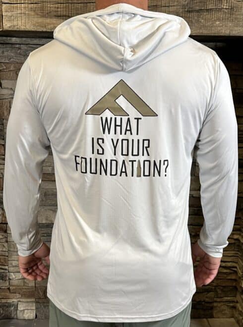 Foundation Bullet Hooded Sunshirt - Silver - Image 3
