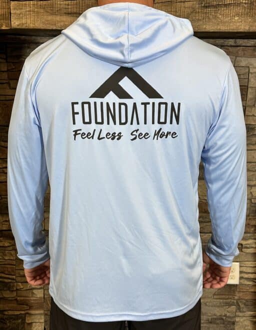Foundation Hooded Banner Sunshirt - Light Blue - Image 2