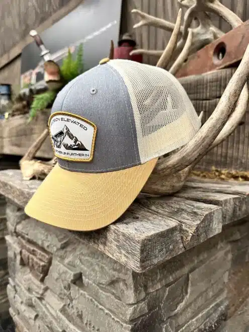 Grey/Amber Gold Precision Elevated Hat - Image 2