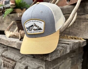 Grey/Amber Gold Precision Elevated Hat