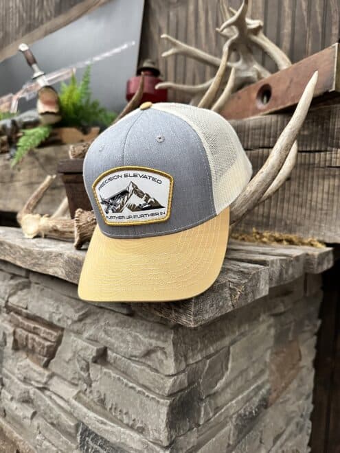 Grey/Amber Gold Precision Elevated Hat