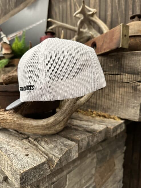 Fitted Icon Hat - Grey/White - Image 2