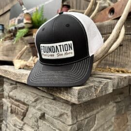 Black/White Feel Less See More Hat