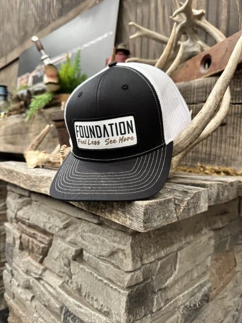 Black/White Feel Less See More Hat