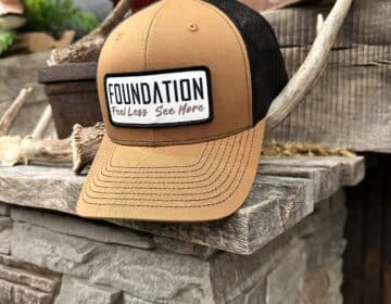 Caramel Brown Feel Less See More Hat