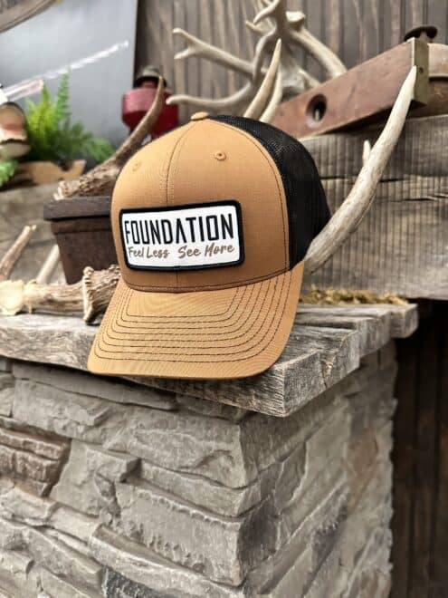 Caramel Brown Feel Less See More Hat