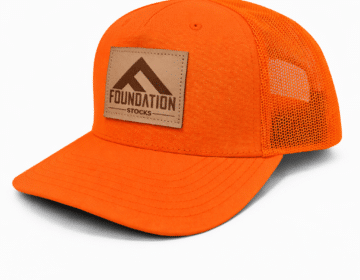 Foundation Leather Patch Hat - Blaze Orange