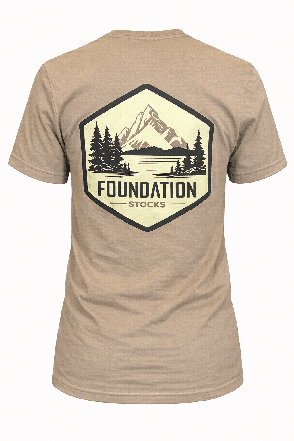 Lake Logo TShirt - Vintage Brown - Image 2