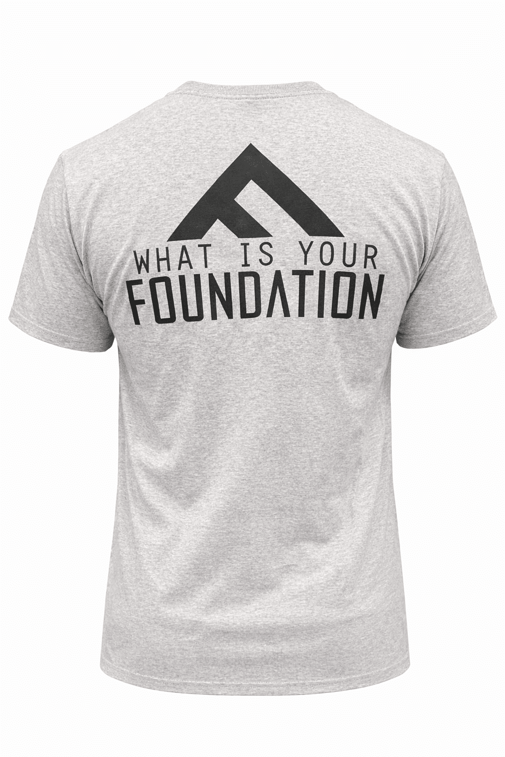 What is Your Foundation T-Shirt - Light Grey - Image 2