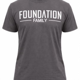 Foundation Family TShirt- Dark Grey