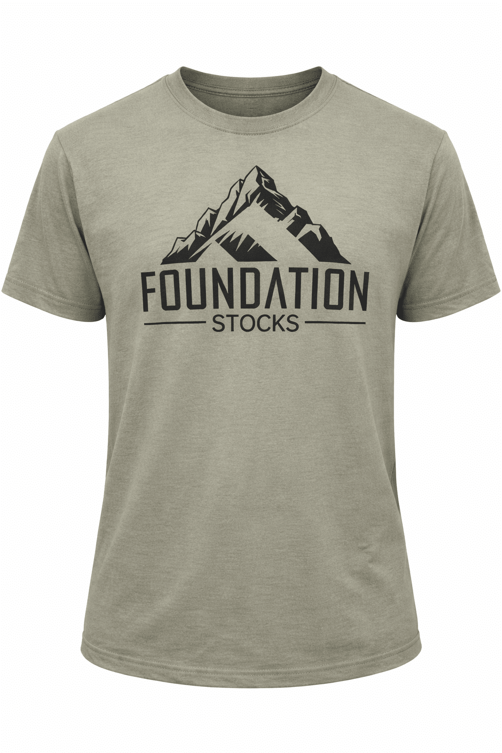 Mountain Icon TShirt - Grey/Green