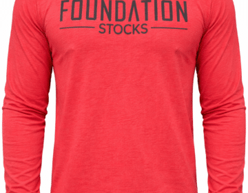 Foundation Stocks Long Sleeve-Red