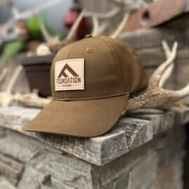 Foundation Leather Patch Canvas Hat – Buck