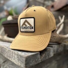 Foundation Embroidered Patch Hat- Wheat