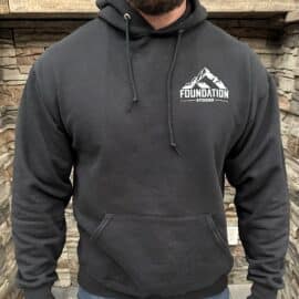 Mountain Icon Hoodie – Black