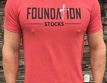 Cross Foundation Stocks T-Shirt - Red