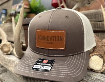Brown Foundation Stocks Hat - Leather Patch