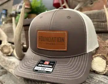 Brown Foundation Stocks Hat - Leather Patch