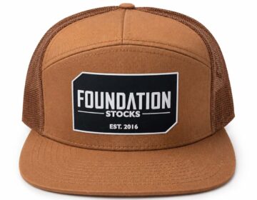 Foundation Rubber Patch Hat - Solid Caramel