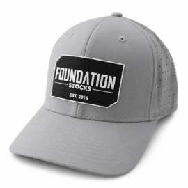 Foundation Laser Perforated Hat – Grey