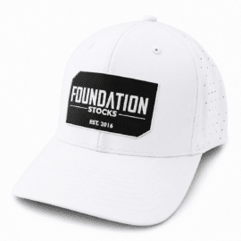 Foundation Laser Perforated Hat – White