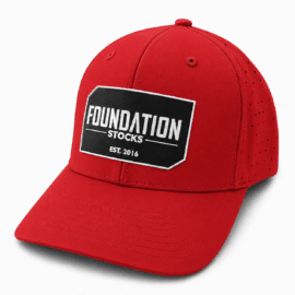 Foundation Laser Perforated Hat – Red