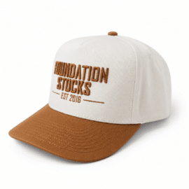 Foundation 3D Embroidered Hat – Caramel