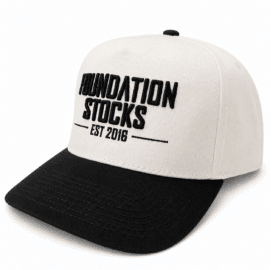 Foundation 3D Embroidered Hat – Black