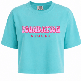 Foundation Bubble Boxy T-Shirt – Teal