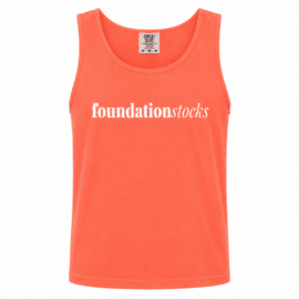 Foundation Script Tank – Neon Orange